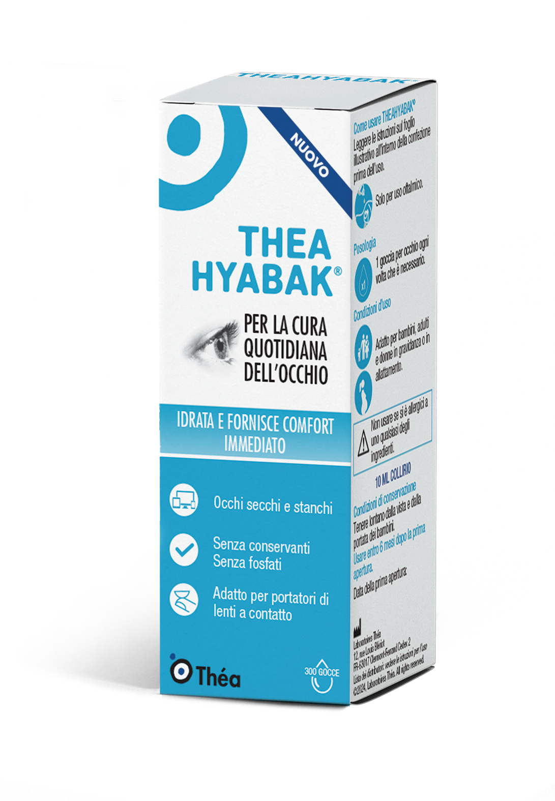 THEAHYABAK SOL OFTALMICA 10 ML THEA FARMA SpA