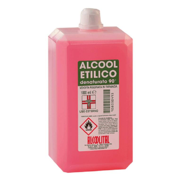 ALCOOL ETIL DENAT 90% 1L ALCOOLITAL Srl