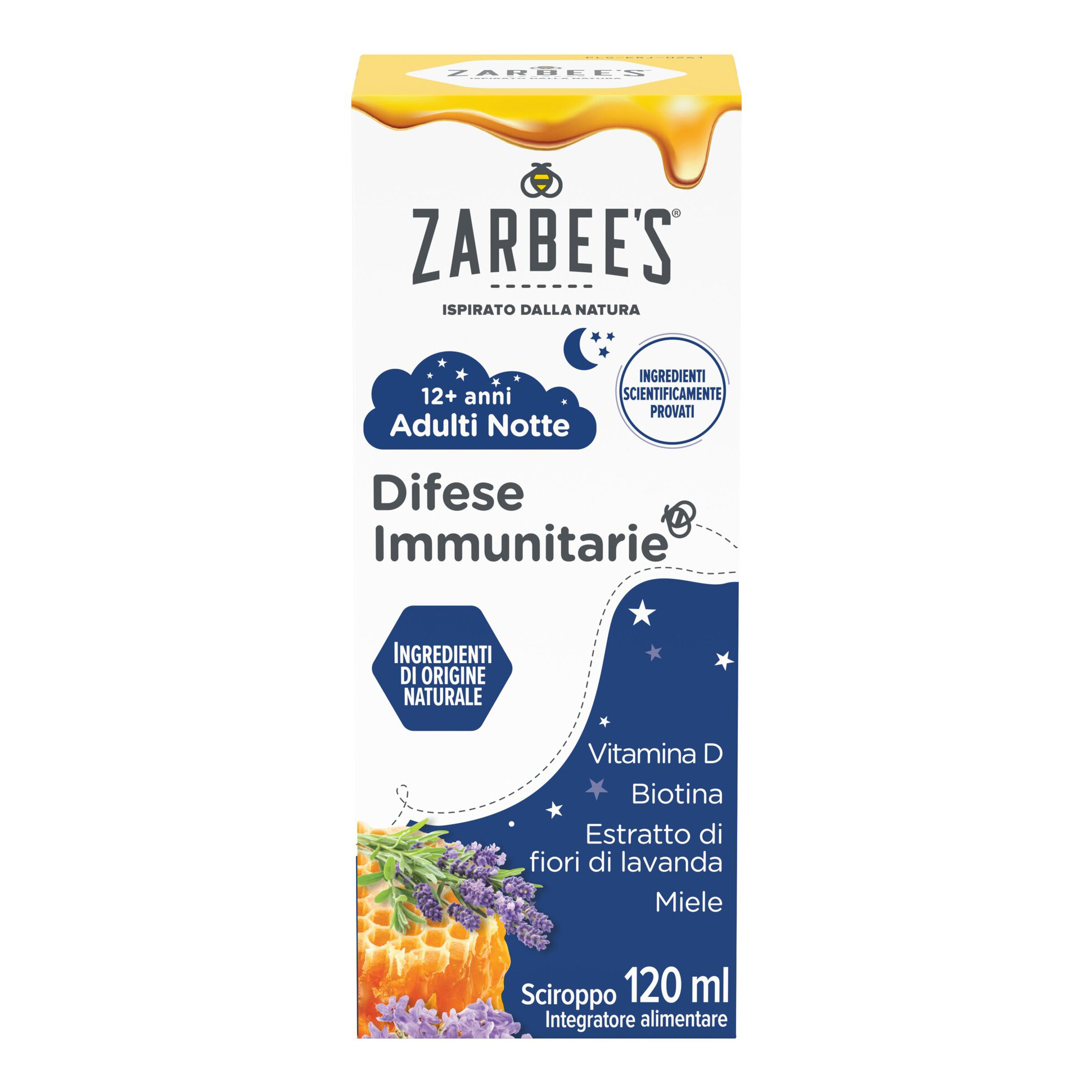 ZARBEE'S DIFESE IMMUNITARIE ADULTI NOTTE 120 ML KENVUE ITALIA SPA
