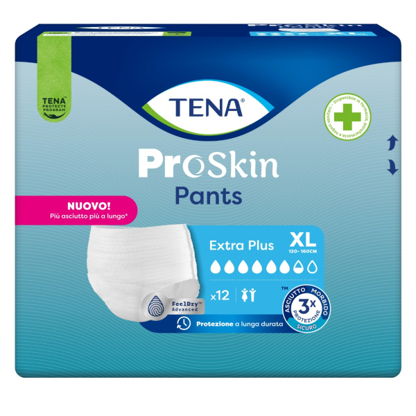 PANNOLONE A MUTANDINA TENA PANTS EXTRA PLUS XL 12 PEZZI ESSITY ITALY SpA