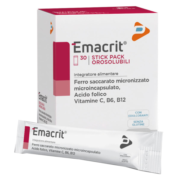 EMACRIT OROSOLUBILE 30 STICK PACK PHARMA LINE Srl