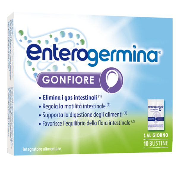 ENTEROGERMINA GONFIORE 10 BUSTINE BIPARTITE OPELLA HEALTHCARE ITALY Srl