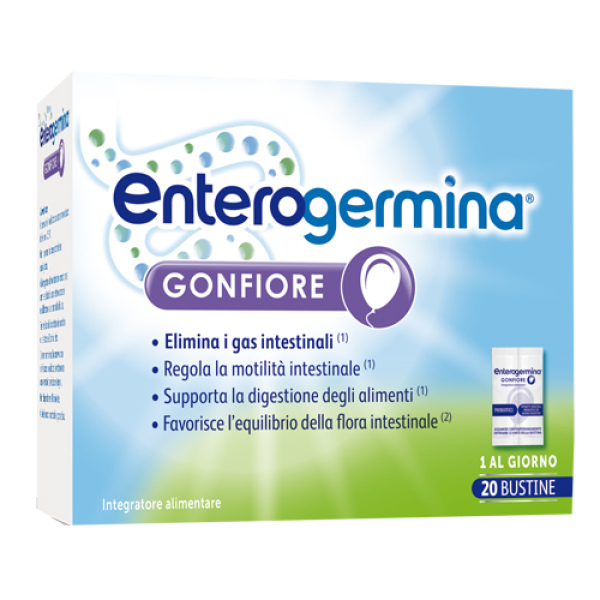 ENTEROGERMINA GONFIORE 20 BUSTINE BIPARTITE OPELLA HEALTHCARE ITALY Srl