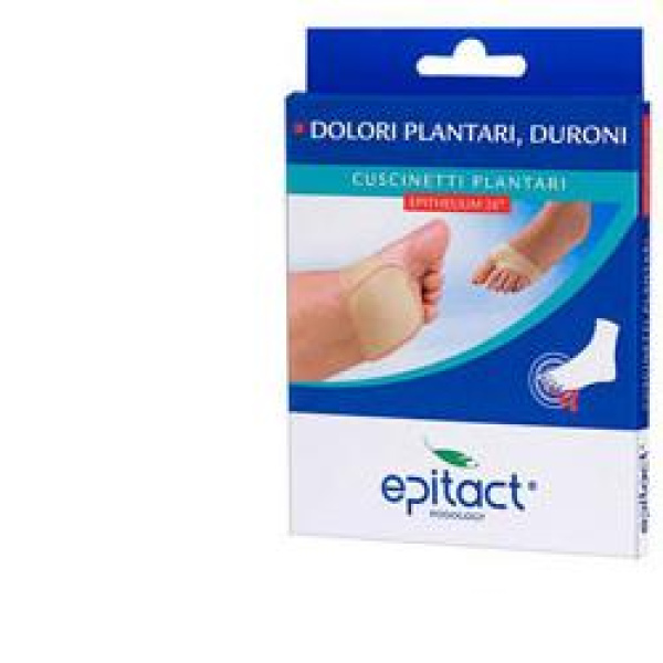 CUSCINETTO PLANTARE PER DOLORI PLANTARI E DURONI IN GEL DI SILICONE EPITHELIUM 26 EPITACT TAGLIA MEDIUM GR FARMA Srl