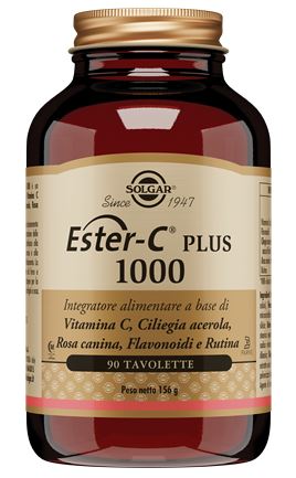 ESTER C PLUS 1000 90 TAVOLETTE SOLGAR IT. MULTINUTRIENT SpA