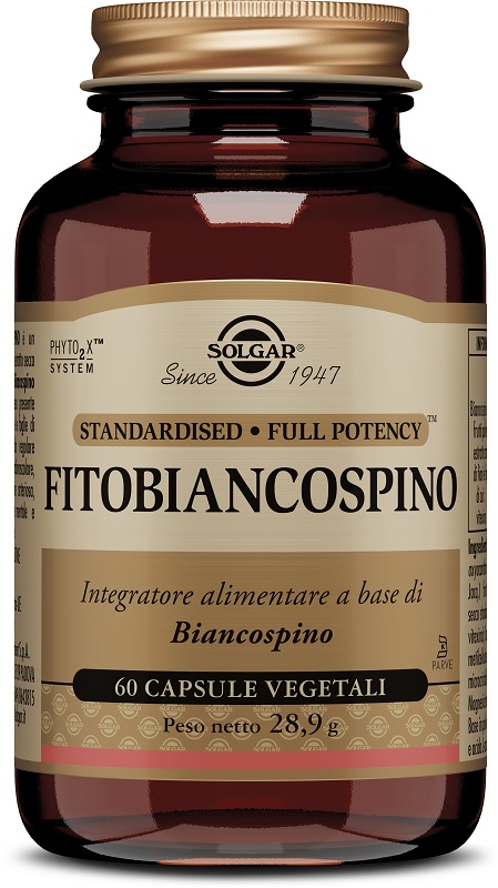 FITOBIANCOSPINO 60 CAPSULE VEGETALI SOLGAR IT. MULTINUTRIENT SpA