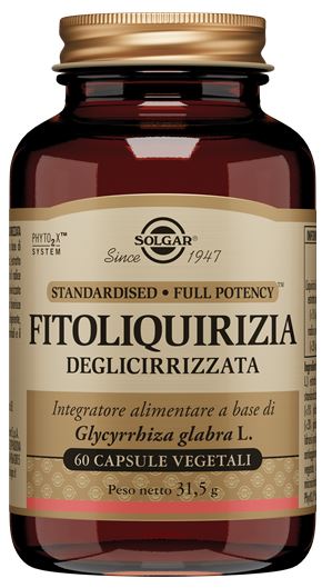FITOLIQUIRIZIA DEGLICIRIZZATA 60 CAPSULE VEGETALI SOLGAR IT. MULTINUTRIENT SpA