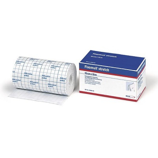 FASCIA AUTOADESIVA IPOALLERGENICA FIXOMULL STRETCH PER FISSAGGIO CATETERI M 10 X 5 CM ESSITY ITALY SpA