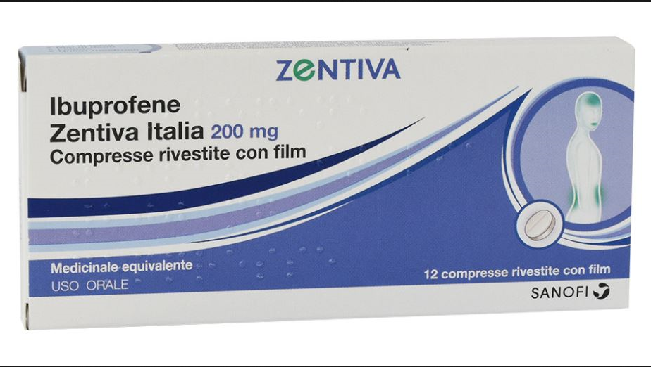 IBUPROFENE ZEN*12CPR 200MG ZENTIVA ITALIA Srl