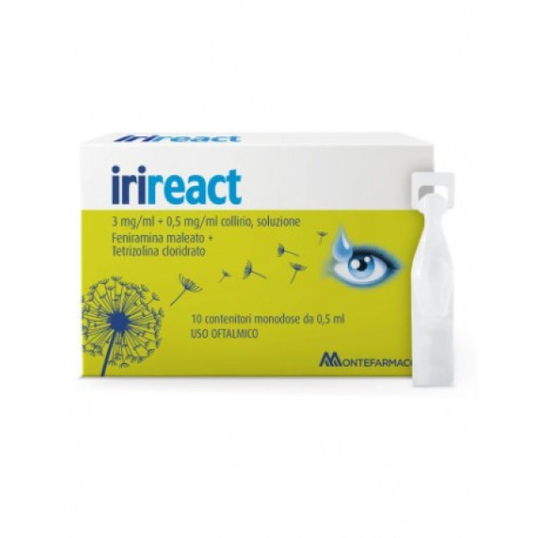 IRIREACT*COLL 10FL 0,5ML MONTEFARMACO OTC SpA