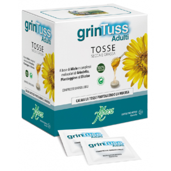 GRINTUSS ADULTI 20 COMPRESSE CON POLIRESIN 1,5 G ABOCA SpA SOCIETA' AGRICOLA