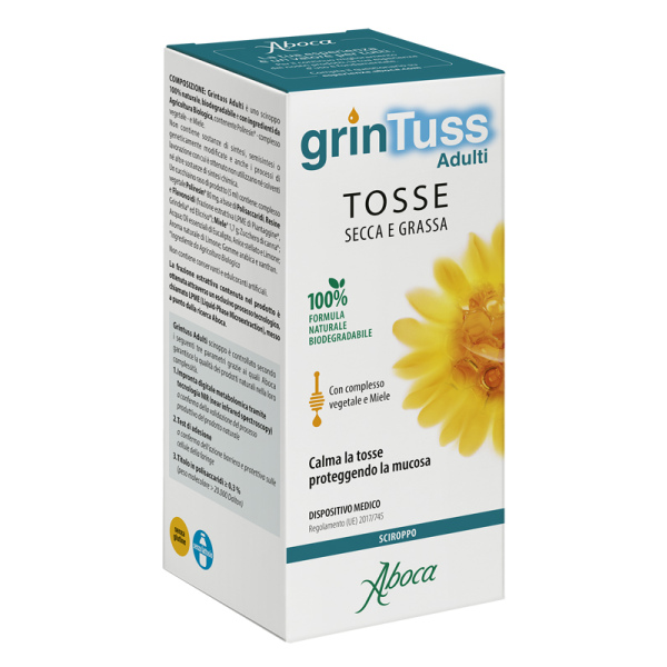 GRINTUSS ADULTI SCIROPPO 180 G ABOCA SpA SOCIETA' AGRICOLA