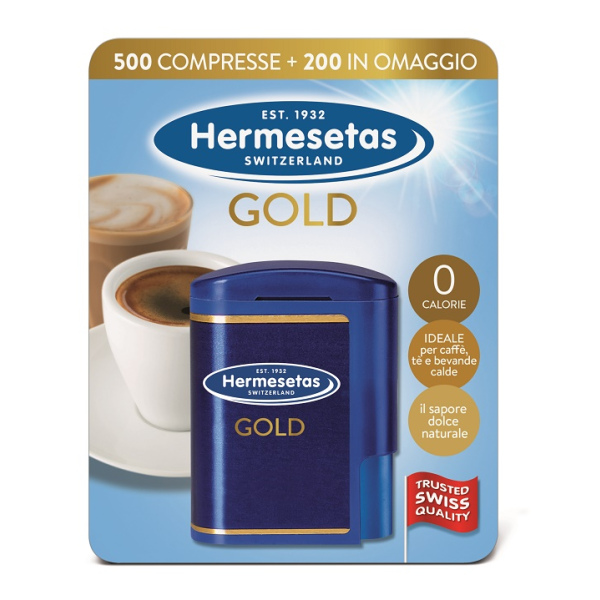HERMESETAS GOLD 500+200 COMPRESSE 35 G DOMPE' FARMACEUTICI SpA