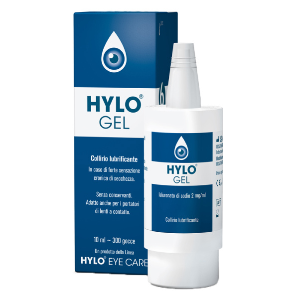 HYLO-GEL COLLIRIO LUBRIFICANTE ACIDO IALURONICO 0,2% 10 ML URSAPHARM Srl