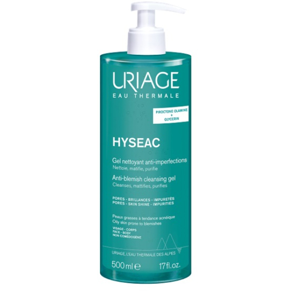 HYSEAC GEL NETTOYANT 500 ML URIAGE LABORATOIRES DERMATOLOG