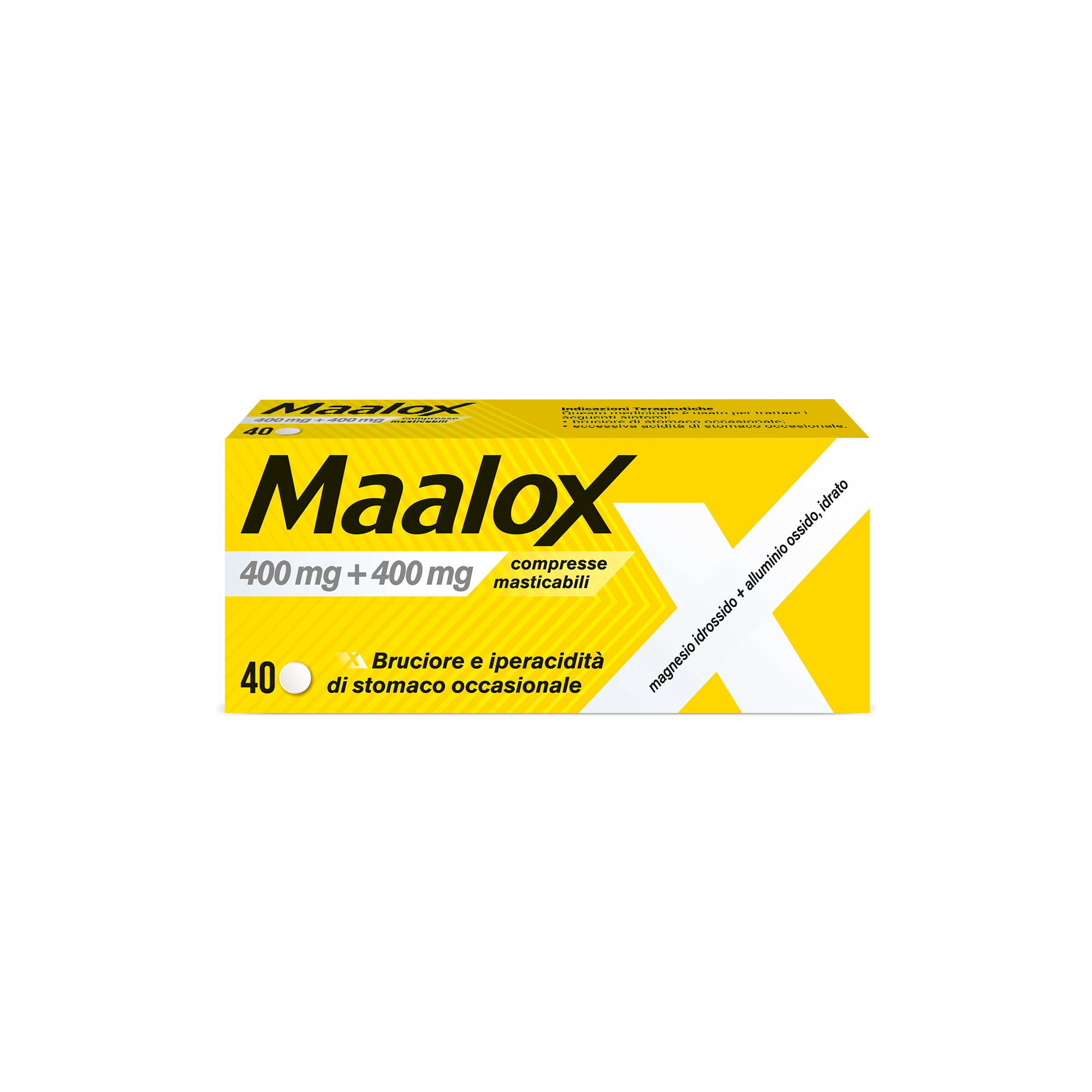 MAALOX*40CPR MAST 400MG+400MG OPELLA HEALTHCARE ITALY Srl