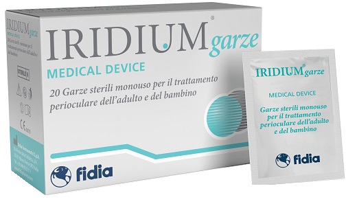 IRIDIUM GARZA OCULARE MEDICATA COTONE 20 PEZZI FIDIA FARMACEUTICI SpA