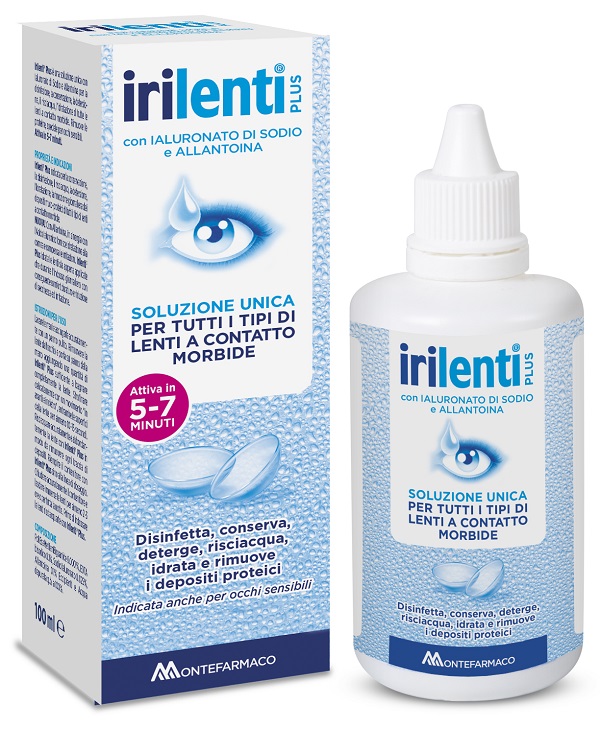 SOLUZIONE UNICA PER LENTI A CONTATTO IRILENTI 100 ML MONTEFARMACO OTC SpA