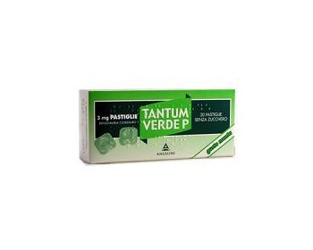TANTUM VERDE P*20PASTL 3MG MEN ANGELINI (A.C.R.A.F.) SpA