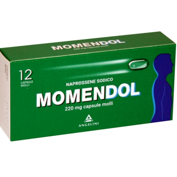 MOMENDOL*12CPS MOLLI 220MG ANGELINI PHARMA ITALIA SpA