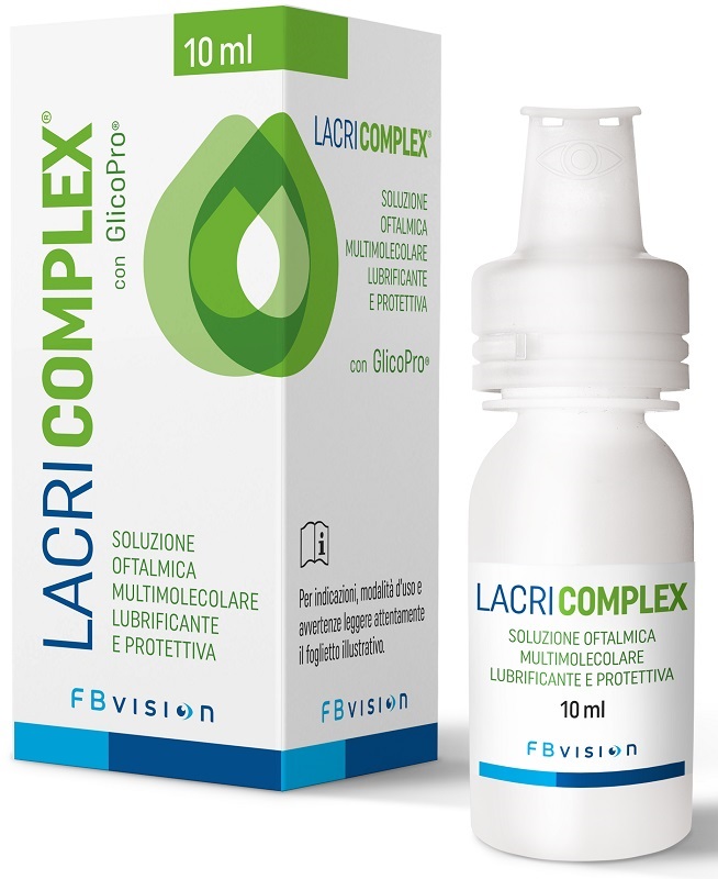 LACRICOMPLEX SOLUZIONE OFTALMICA MULTIMOLECOLARE LUBRIFICANTE PROTETTIVA CON GLICOPRO 10 ML FB VISION SpA