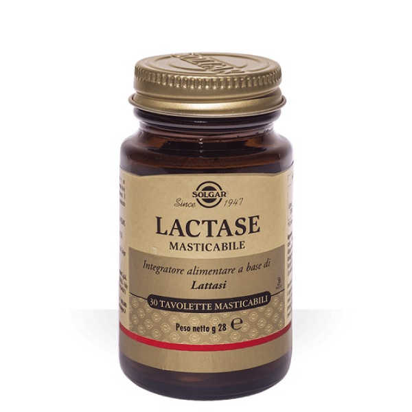 LACTASE MASTICABILE 30 TAVOLETTE SOLGAR IT. MULTINUTRIENT SpA