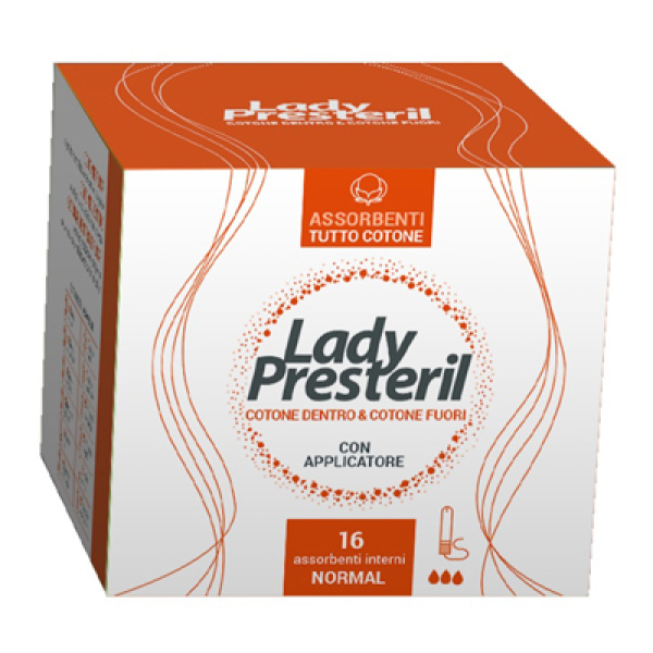LADY PRESTERIL ASSORBENTI INTERNI NORMAL 16 PEZZI CORMAN SpA