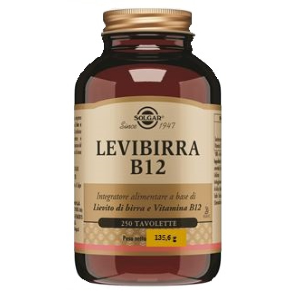 LEVIBIRRA B12 250 TAVOLETTE SOLGAR IT. MULTINUTRIENT SpA
