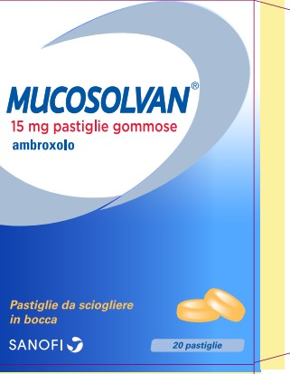 MUCOSOLVAN*20PASTL 15MG OPELLA HEALTHCARE ITALY Srl