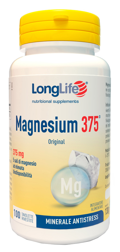 MAGNESIUM 375 ORIGINAL 375 MG 100 TAVOLETTE LONGLIFE Srl