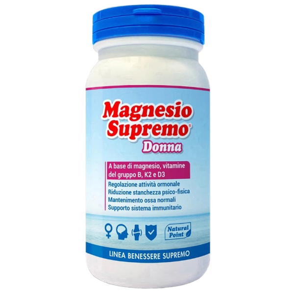MAGNESIO SUPREMO DONNA 150 G NATURAL POINT Srl