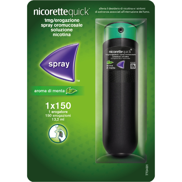 NICORETTEQUICK*SPRAY 1FL 150D KENVUE ITALIA SPA