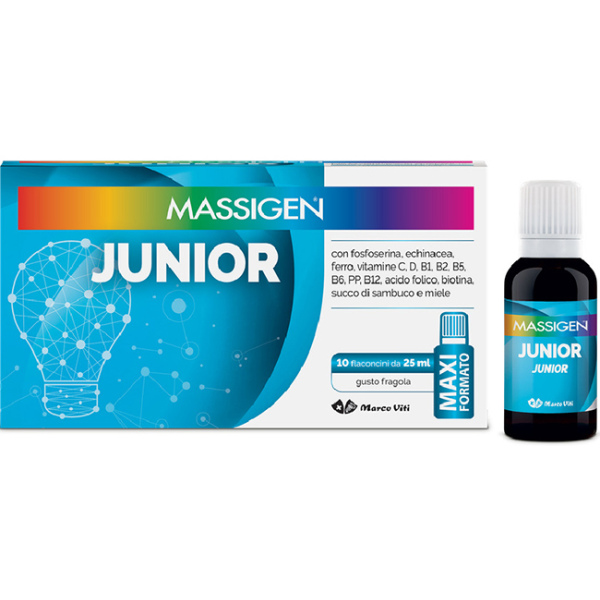 MASSIGEN JUNIOR 10 FLACONI DA 25 ML MARCO VITI FARMACEUTICI SpA