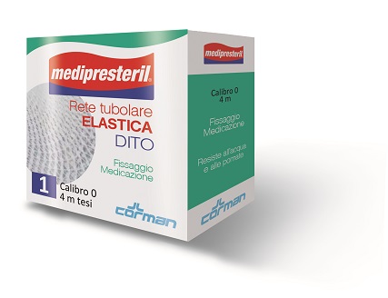 RETE TUBOLARE ELASTICA PER GAMBA E GINOCCHIO MEDIPRESTERIL CALIBRO 3 4M TESI CORMAN SpA