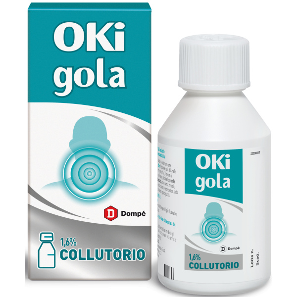 OKI GOLA*COLLUT 150ML 1,6% DOMPE' FARMACEUTICI SpA