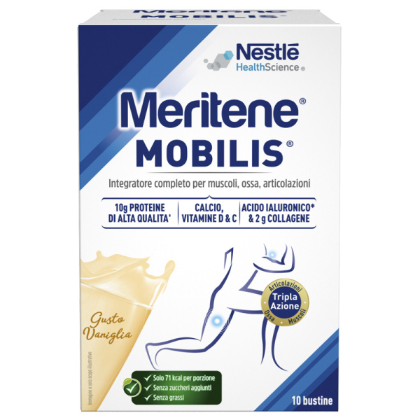 MERITENE MOBILIS GUSTO VANIGLIA 10 BUSTINE DA 21 G NESTLE' IT.SpA(HEALTHCARE NU.)
