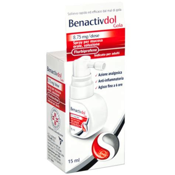 BENACTIVDOL GOLA*SPRAY15ML8,75 RECKITT BENCKISER H.(IT.) SpA