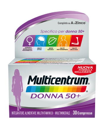 MULTICENTRUM DONNA 50+ 60 COMPRESSE HALEON ITALY Srl