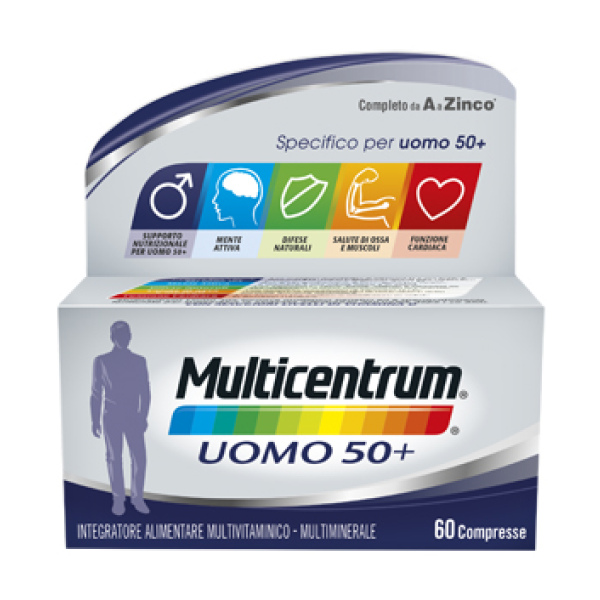 MULTICENTRUM UOMO 50+ 60 COMPRESSE HALEON ITALY Srl
