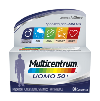 MULTICENTRUM UOMO 50+ 60 COMPRESSE HALEON ITALY Srl