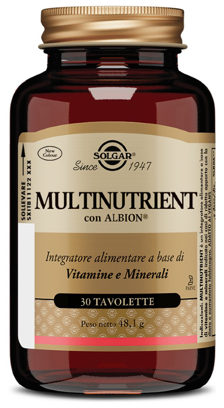 30 TAVOLETTE SOLGAR IT. MULTINUTRIENT SpA