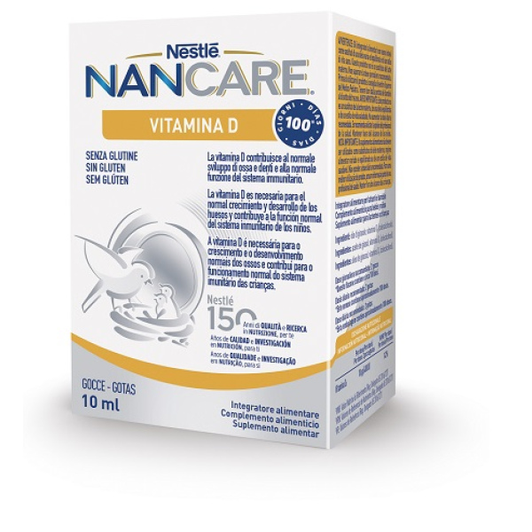 NANCARE VITAMINA D GOCCE 10 ML NESTLE' ITALIANA SpA