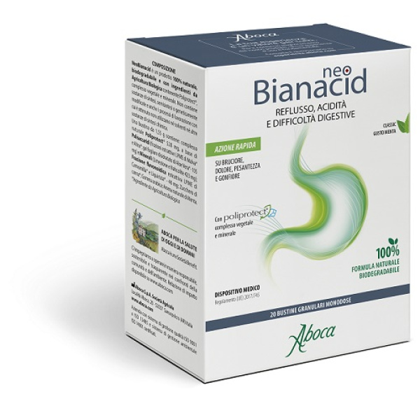 NEOBIANACID 20 BUSTINE MONODOSE ABOCA SpA SOCIETA' AGRICOLA