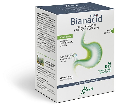 NEOBIANACID 20 BUSTINE MONODOSE ABOCA SpA SOCIETA' AGRICOLA