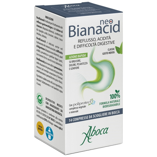 NEOBIANACID 45 COMPRESSE MASTICABILI ABOCA SpA SOCIETA' AGRICOLA