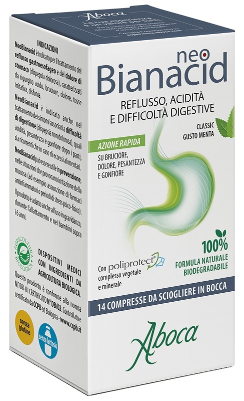 NEOBIANACID 45 COMPRESSE MASTICABILI ABOCA SpA SOCIETA' AGRICOLA