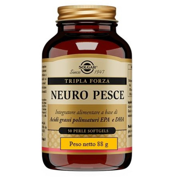 NEURO PESCE 50 PERLE SOFTGELS SOLGAR IT. MULTINUTRIENT SpA