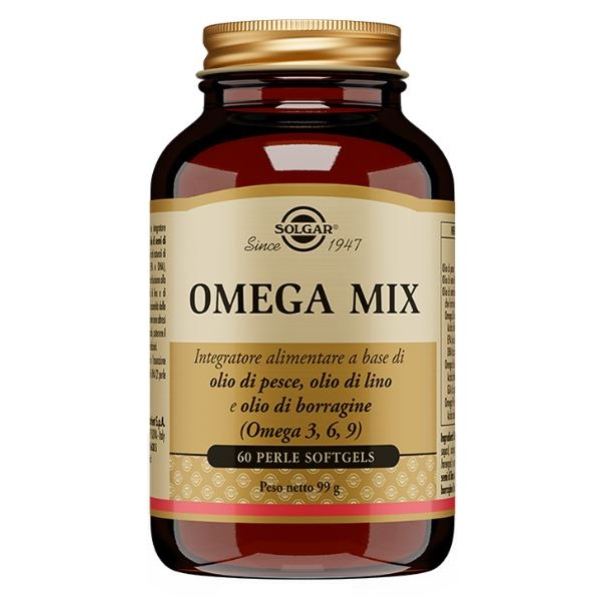 OMEGA MIX 60 PERLE SOLGAR IT. MULTINUTRIENT SpA