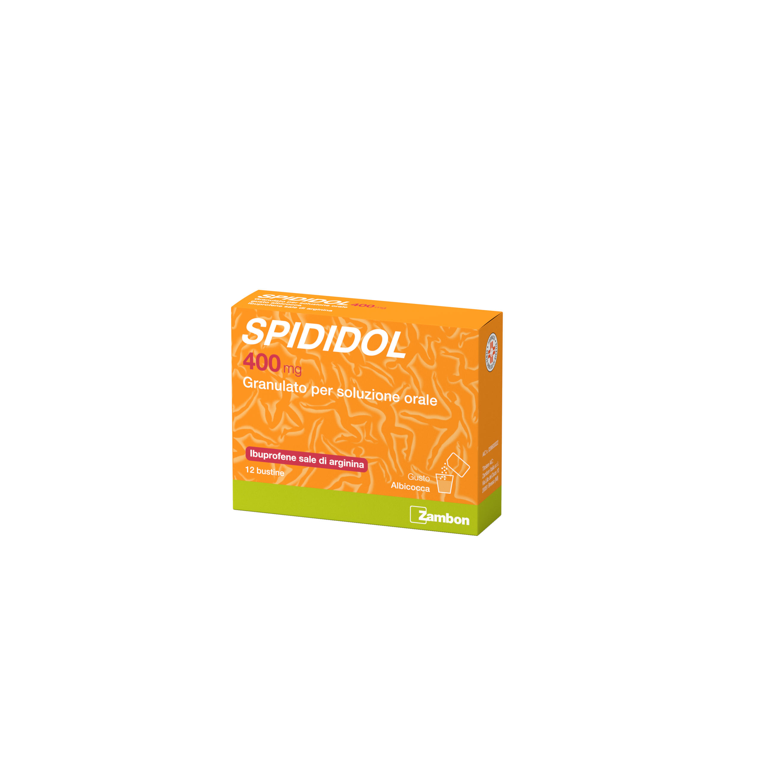 SPIDIDOL*OS GRAT 12BS 400MG AL ZAMBON ITALIA Srl