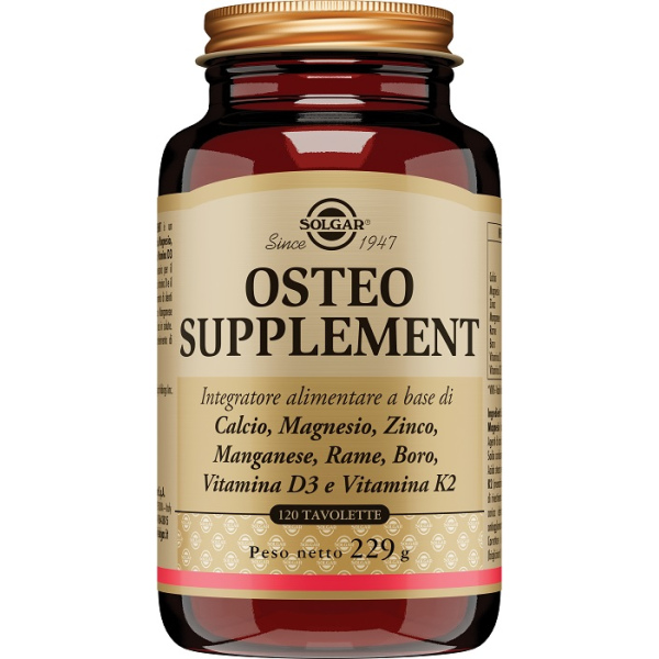 OSTEO SUPPLEMENT 120 TAVOLETTE SOLGAR IT. MULTINUTRIENT SpA